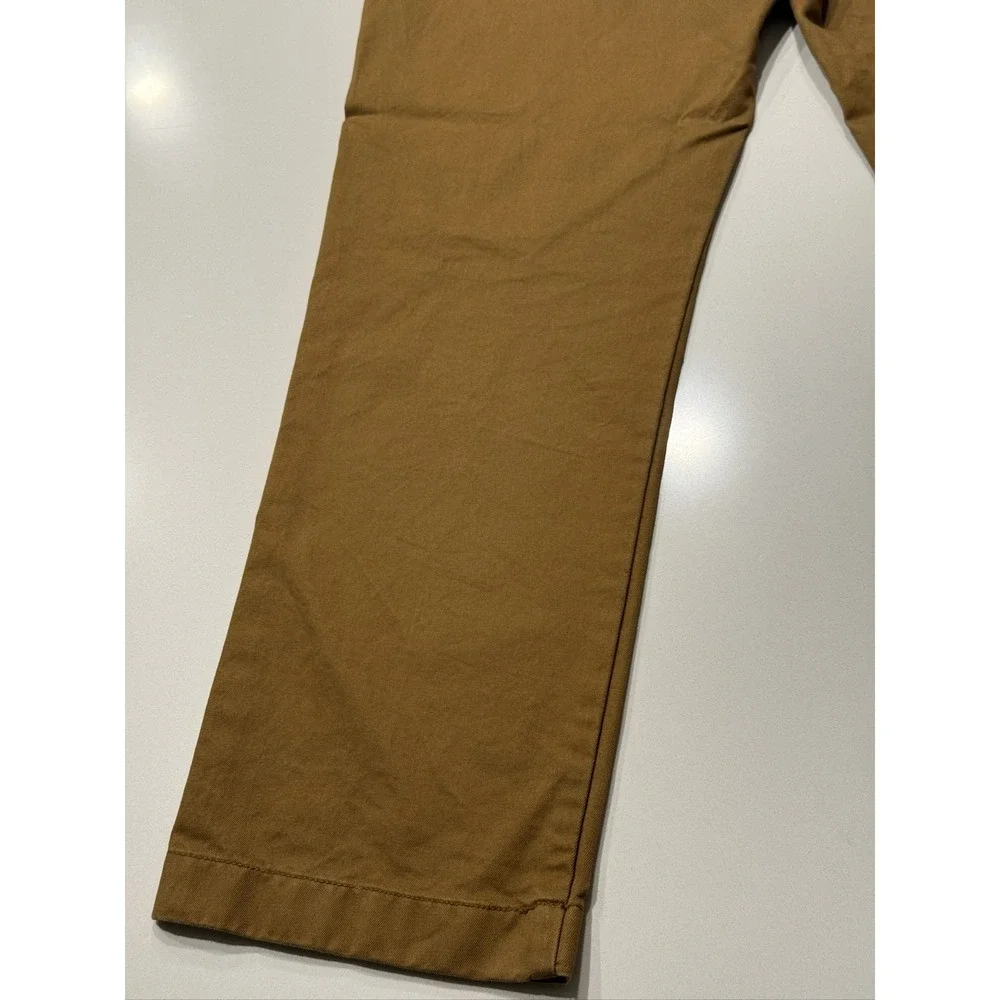 J.Crew Broken In Mens Urban Slim Pants 34x30 Brown 100% Cotton Chinos